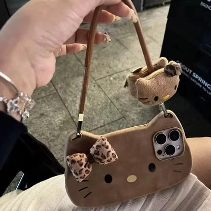 Cat Leopard Bow Phone Case